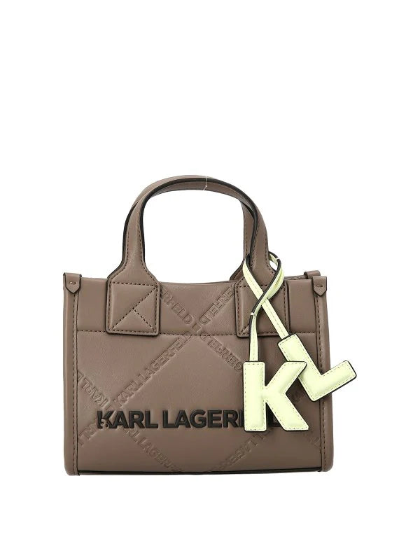 Skuare embossed small tote bag