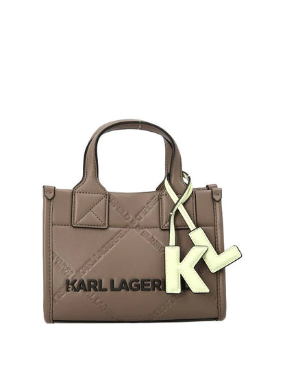 Skuare embossed small tote bag