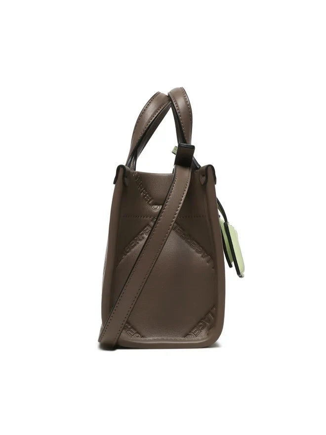 Skuare embossed small tote bag