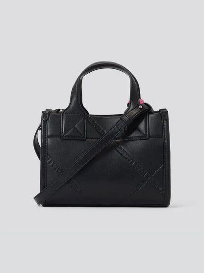 Skuare embossed small tote bag