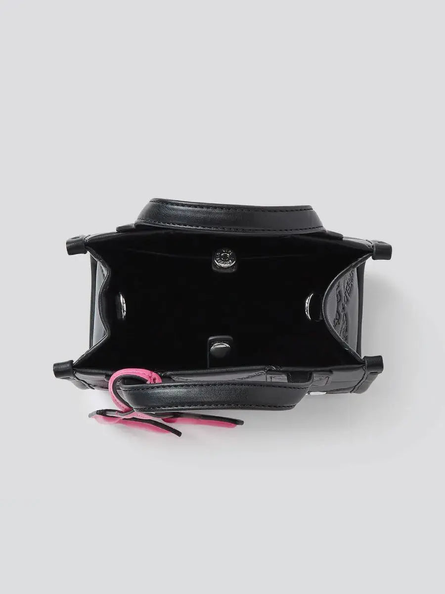 Skuare embossed small tote bag