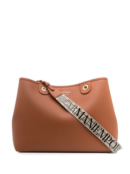 Emporio Armani logo-print tote bag Large