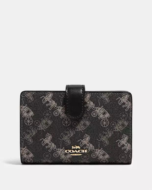 Medium Corner Zip Wallet In Signature