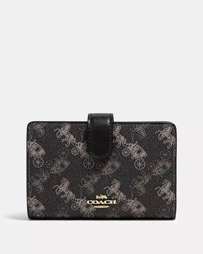 Medium Corner Zip Wallet In Signature