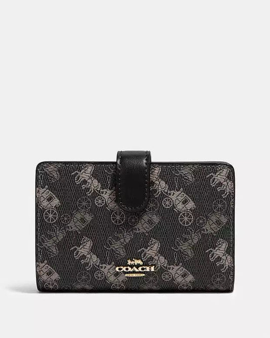 Medium Corner Zip Wallet In Signature