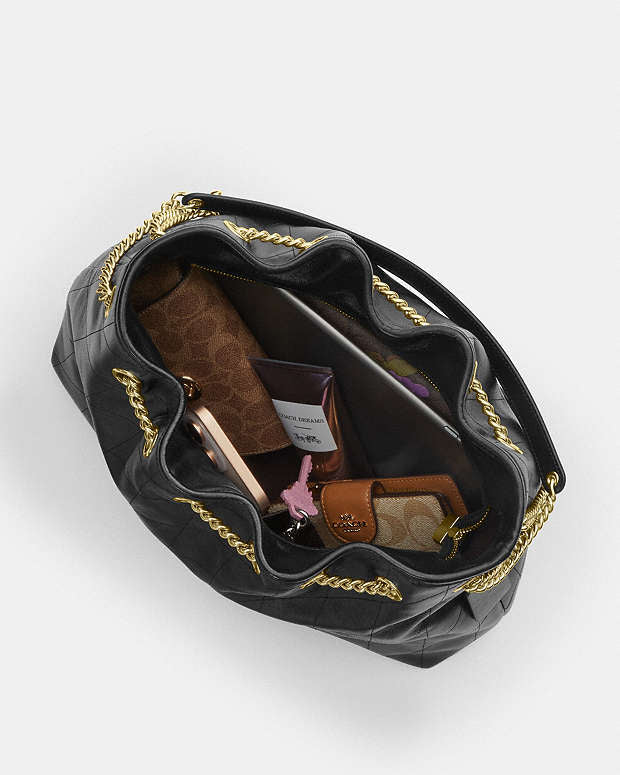 Evelyn Shoulder Bag With Quilting
