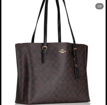 MOLLIE TOTE LARGE SIGNATURE