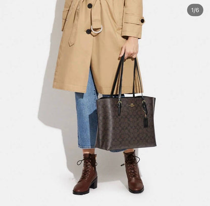 MOLLIE TOTE LARGE SIGNATURE