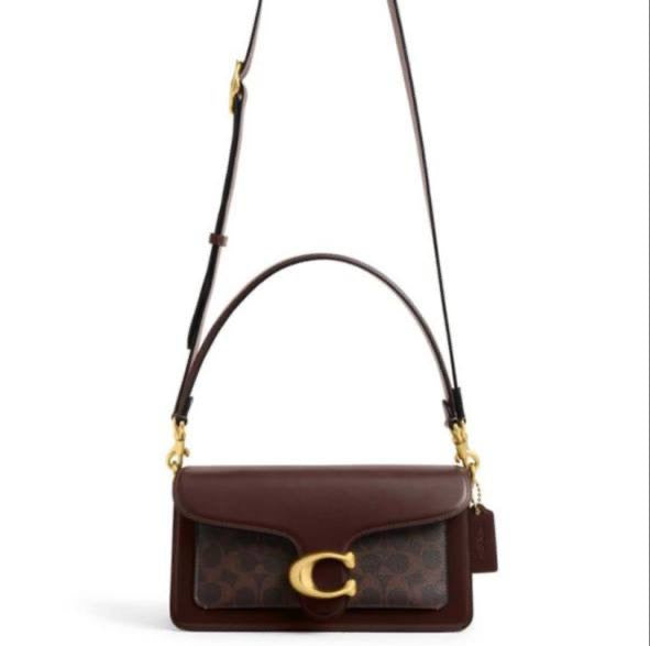 TABBY SHOULDER BAG 20 IN SIGNATURE CANVAS