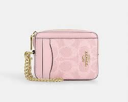 Zip Card Case In Signature Canvas