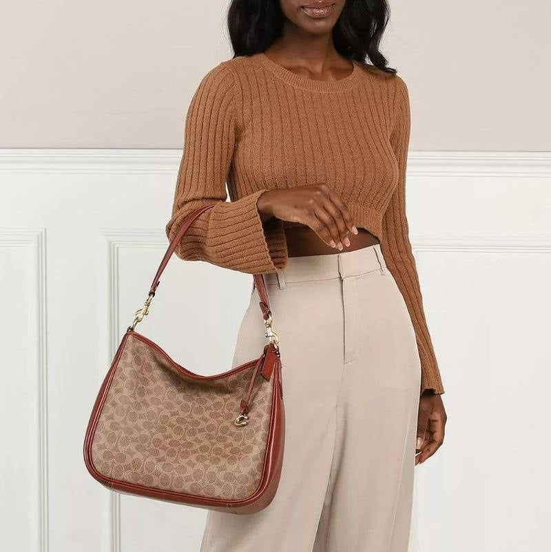 Cary Shoulder Bag In Signature Canvas