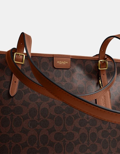 Taxi Tote Bag In Signature Canvas