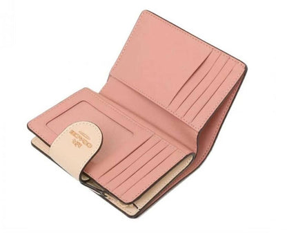 Medium Corner Zip Wallet with floral print