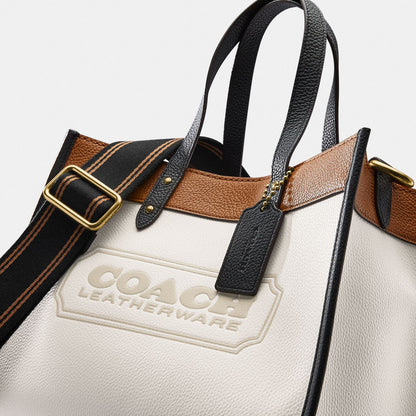 Field Tote 30 In Colorblock With Coach Badge