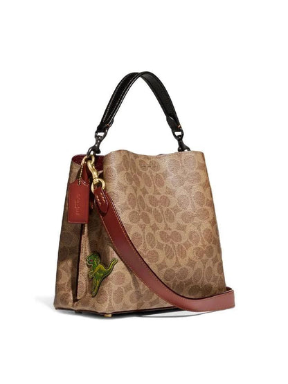 WILLOW SIGNATURE CANVAS PATCHES BUCKET BAG