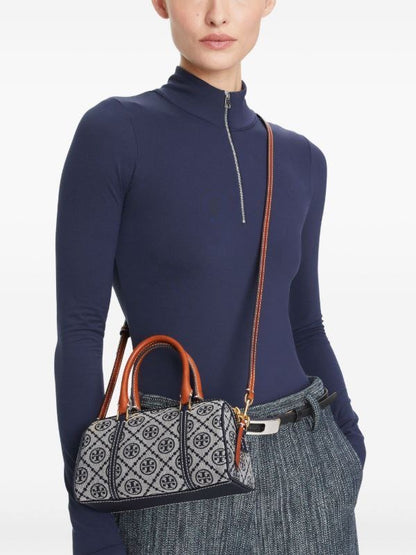 Mini T Monogram barrel bag