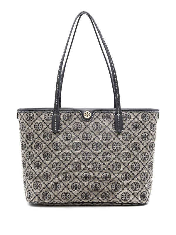 TORY BURCH MONOGRAM ZIP TOTE BAG