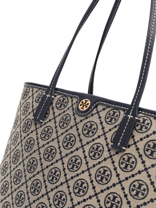 TORY BURCH MONOGRAM ZIP TOTE BAG