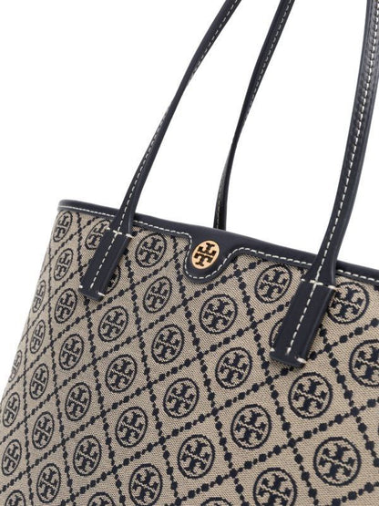 TORY BURCH MONOGRAM ZIP TOTE BAG