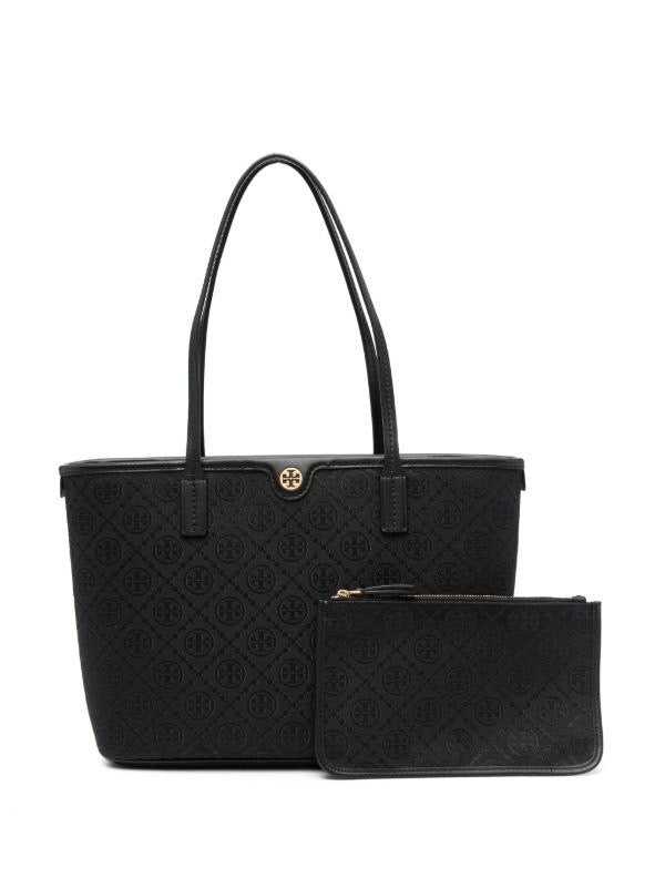 TORY BURCH MONOGRAM ZIP TOTE BAG