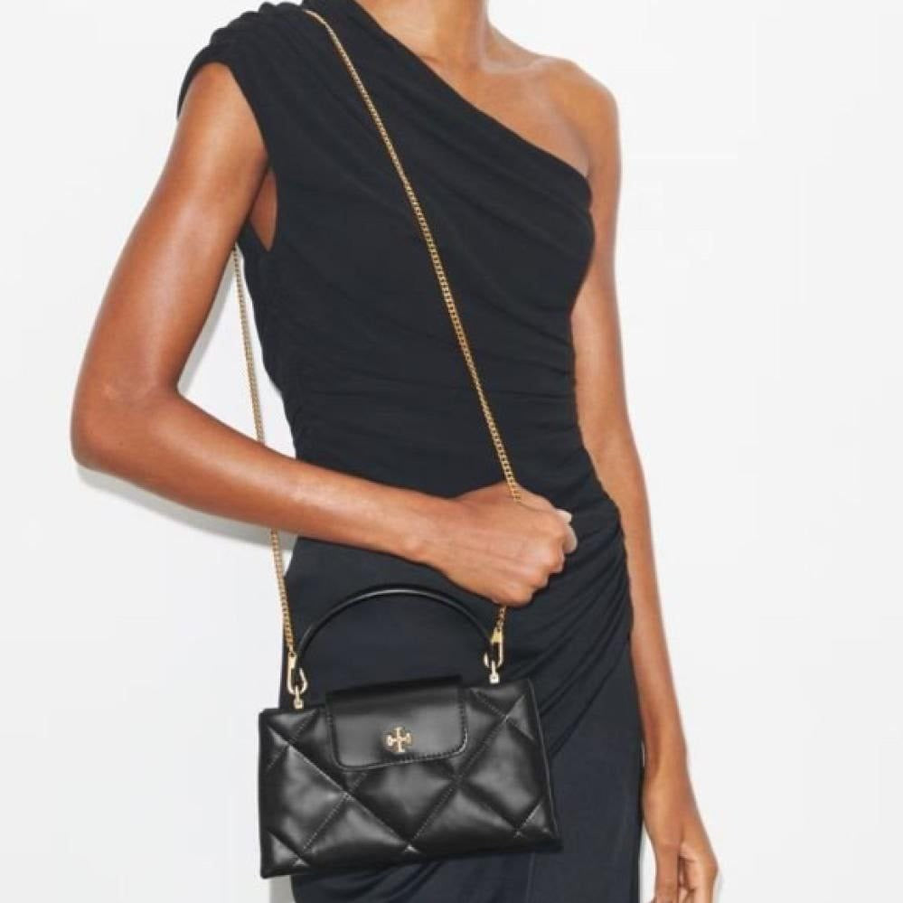 Kira Diamond Quilt Top-Handle Bag