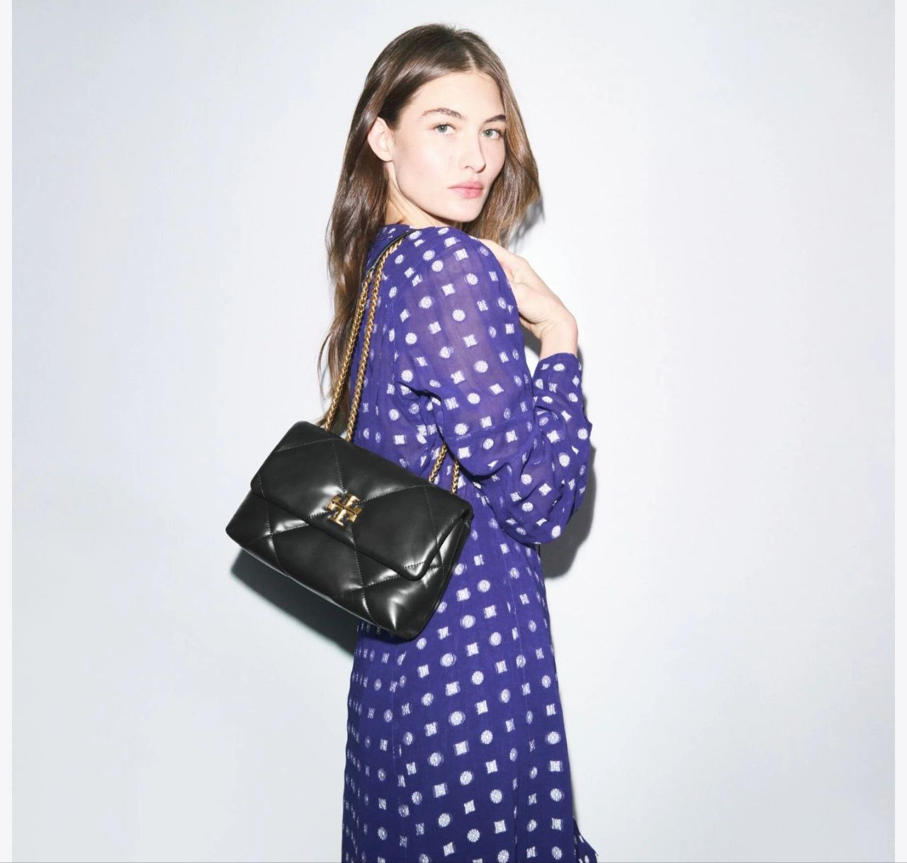 Kira Diamond Quilt Small Convertible Shoulder Bag