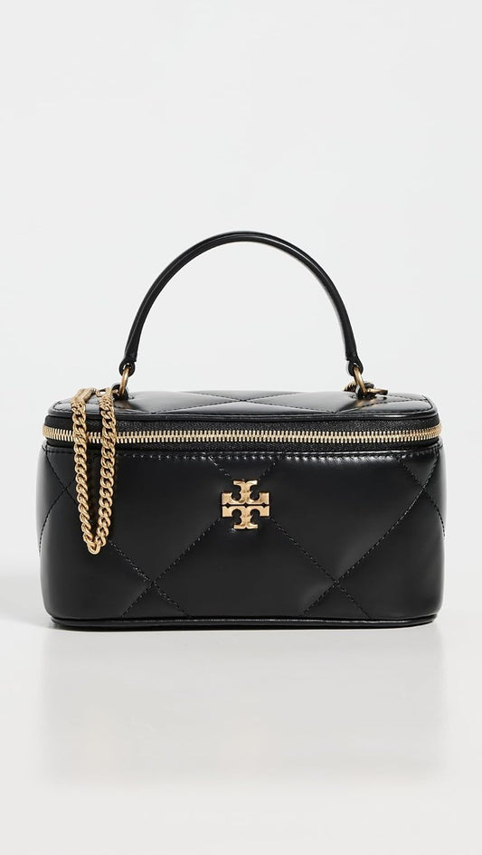 KIRA DIAMOND QUILT EAST-WEST VANITY CASE