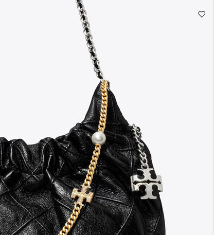 Fleming Distressed Leather Hobo Bag