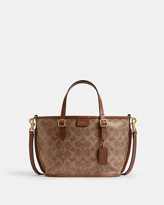 Coach Taxi Tote 21 bag in Signature canvas