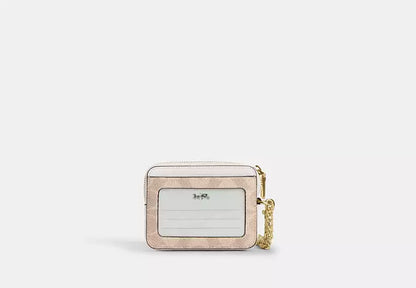 Zip Card Case In Signature Canvas