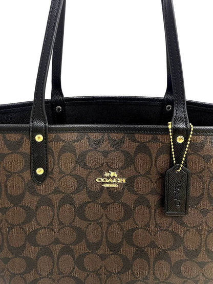 COACH REVERSIBLE CITY TOTE HANDBAG